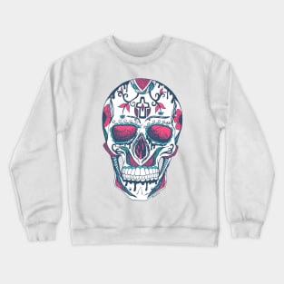 Sofea Los Muertos Skull Crewneck Sweatshirt